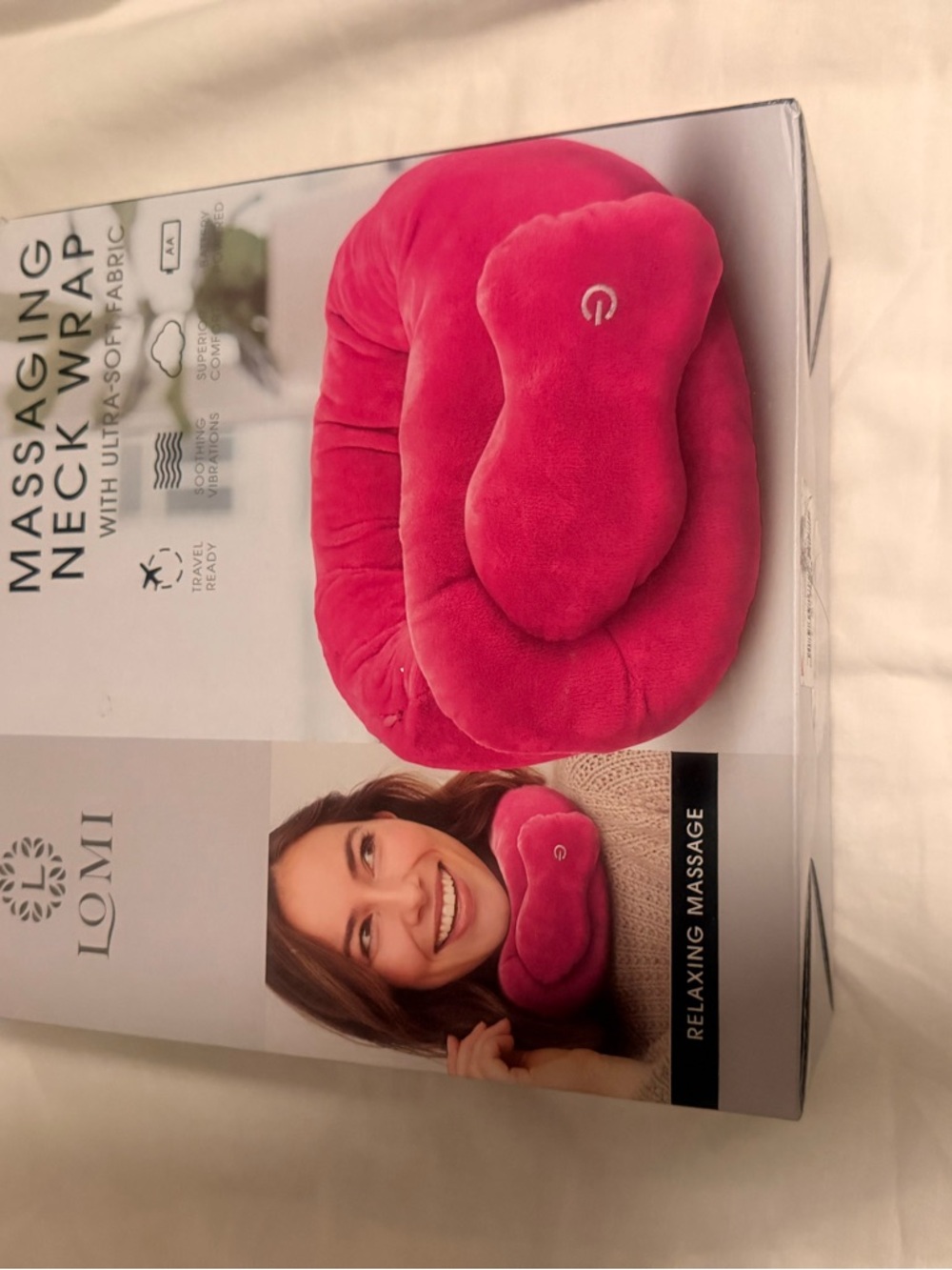 Pink Massaging Neck Wrap